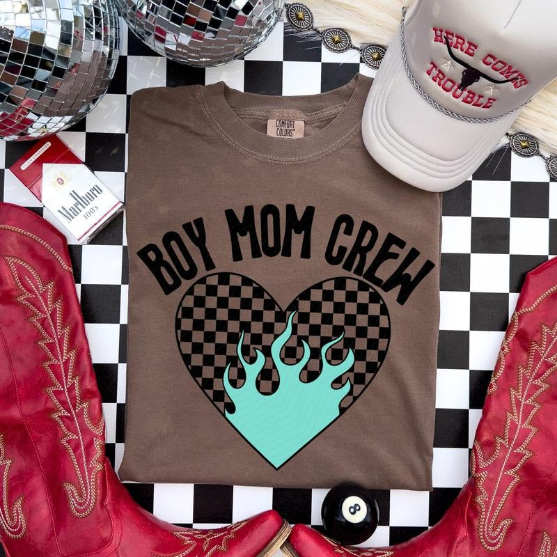 Boy Mom Crew DTF Transfers - THIS IS NOT A SHIRT Hoodie, Sweatshirt | HypeCrazeTee.com