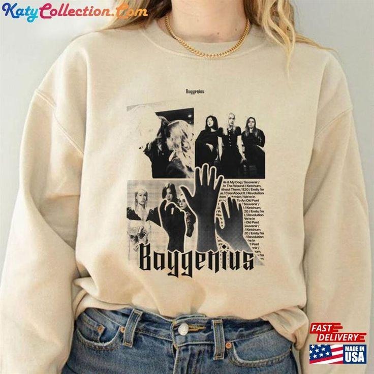 Boygenius Sweatshirt Reset Tour 2023 Band Sweatshirt T-Shirts, Hoodie | HypeCrazeTee.com