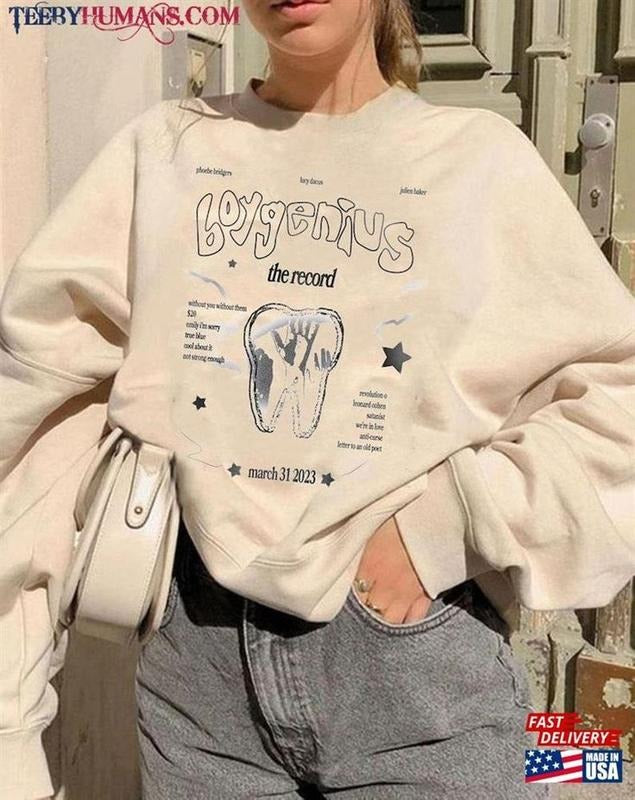 Boygenius Sweatshirt Reset Tour 2023 Sweatshirt Band T-Shirts, Hoodie | HypeCrazeTee.com