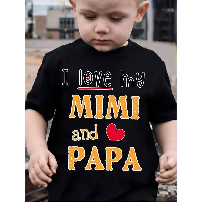 Boys' Black Cotton T-Shirt