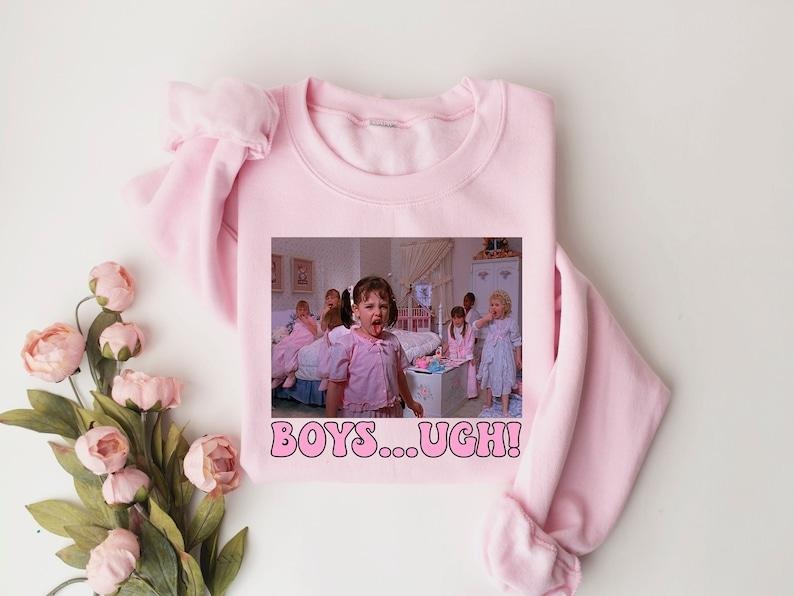 Boys Ugh Funny Valentines Sweatshirt, Valentines Day Shirt, Boys Ugh Shirt, Gift For Valentines Day, Retro Valentine ...