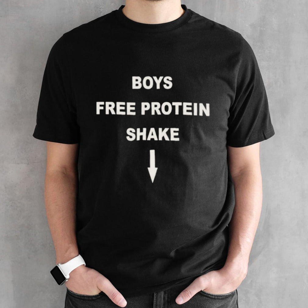 Boys free protein shake shirt