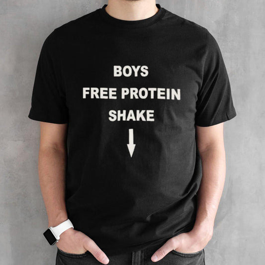 Boys free protein shake shirt
