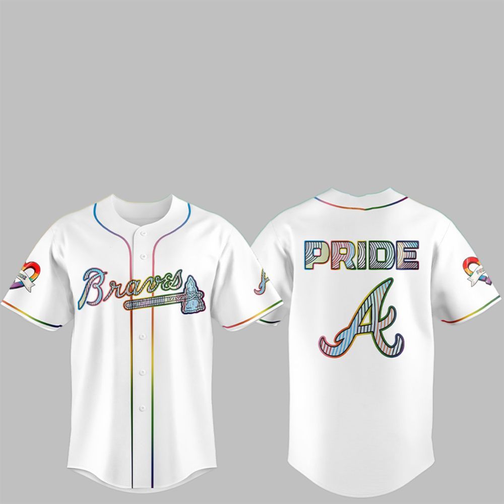 Braves LGBTQ Pride Night 2025 Jersey - Grishko.com