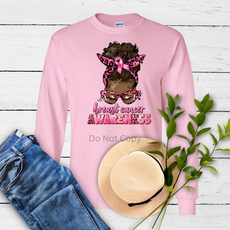 Breast Cancer Awareness DTF Transfer ONLY -This is NOT a T Shirt Hoodie, Sweatshirt | HypeCrazeTee.com