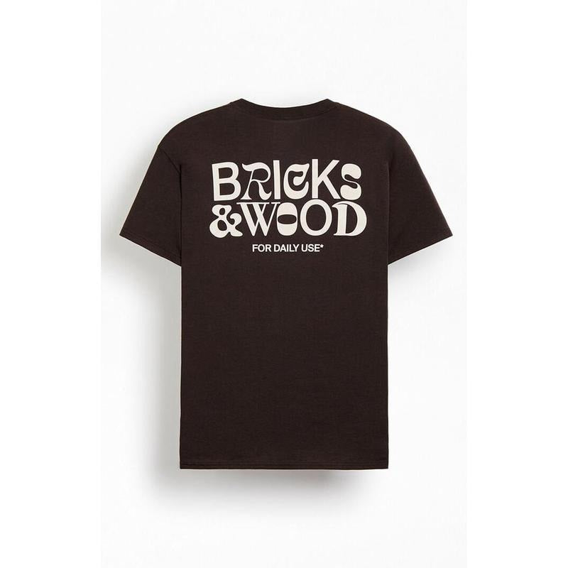 Bricks & Wood Men's For Daily Use Logo T-Shirt - Multicolor Hoodie, Sweatshirt | HypeCrazeTee.com