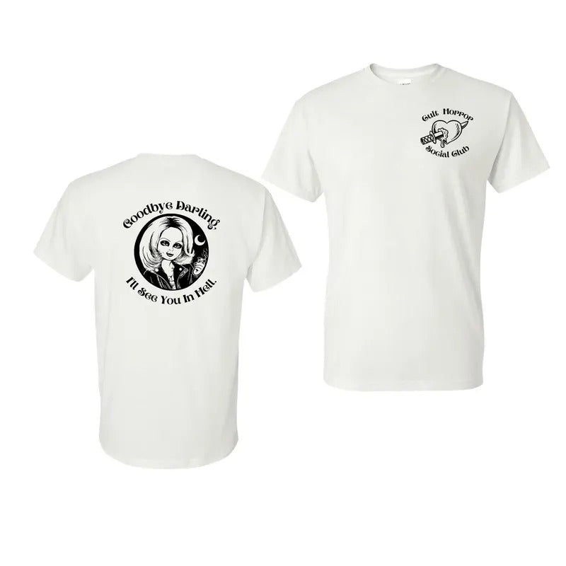 Bride of Chucky horror movie shirt, scary top, scream tee, tiffany shirt, chucky shirt Hoodie, Sweatshirt | HypeCrazeTee.com