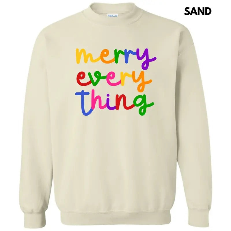 Bright Merry Everything Sweatshirt 'NLB' T-Shirts, Hoodie | HypeCrazeTee.com