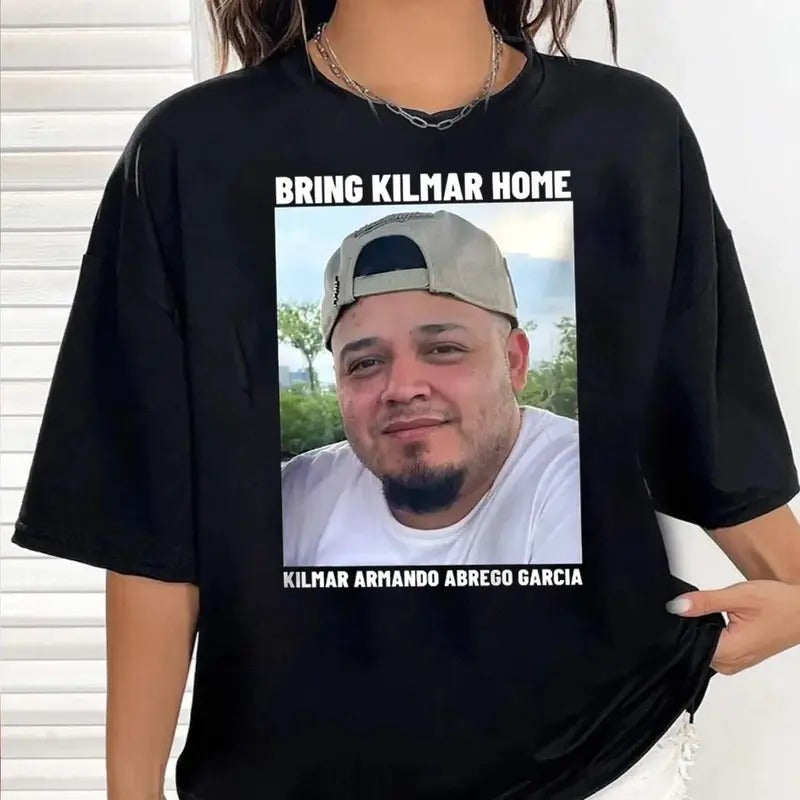 Bring Kilmar Home Kilmar Abrego Garcia Free Abrego Shirt, Human Rights T-Shirt, Protester Tee Hoodie, Sweatshirt