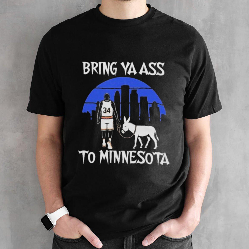 Bring Ya Ass To Minnesota Goat Basketball Vintage Shirt
