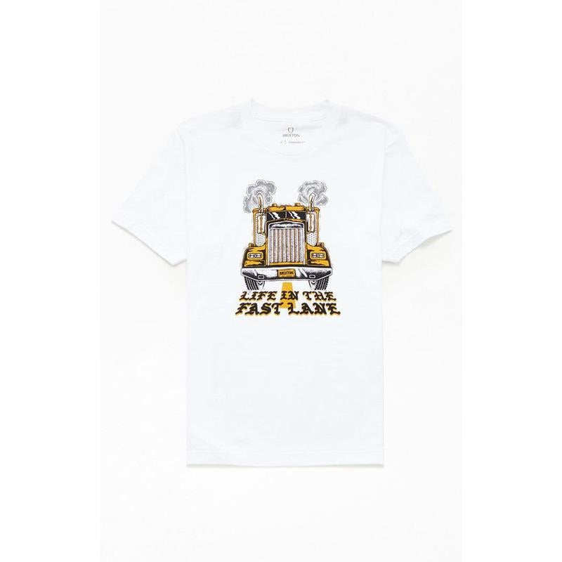 Brixton Men's Fast Lane Standard T-Shirt - Multicolor Hoodie, Sweatshirt | HypeCrazeTee.com