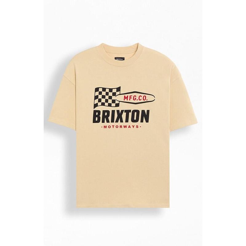 Brixton Men's Motorway Heavyweight T-Shirt - Multicolor Hoodie, Sweatshirt | HypeCrazeTee.com