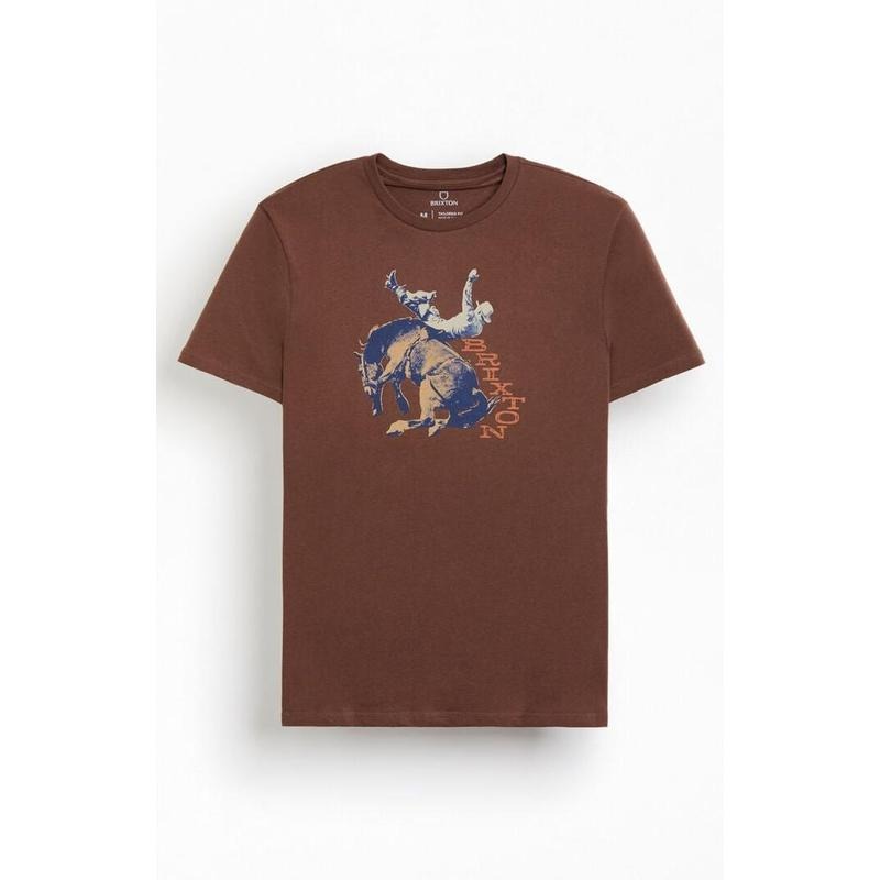 Brixton Men's Rowdy T-Shirt - Multicolor Hoodie, Sweatshirt | HypeCrazeTee.com