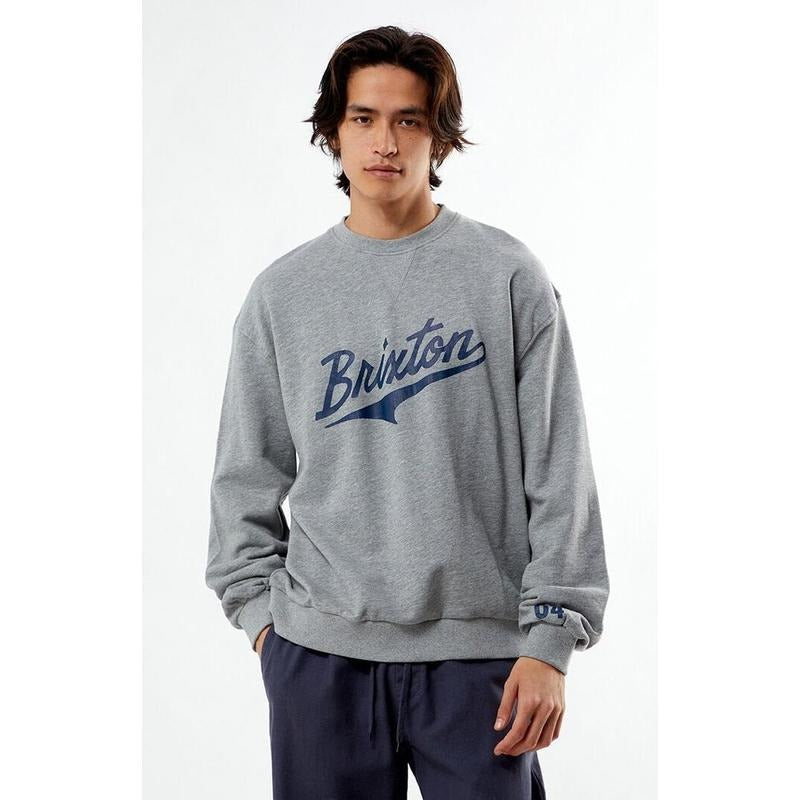 Brixton Men's The League Broken In Crew Neck Sweatshirt T-Shirts, Hoodie | HypeCrazeTee.com