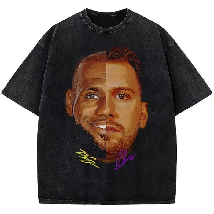 Bron And Luka T-Shirt LA Basketball Custom Design Graphic Tee Hoodie, Sweatshirt | HypeCrazeTee.com