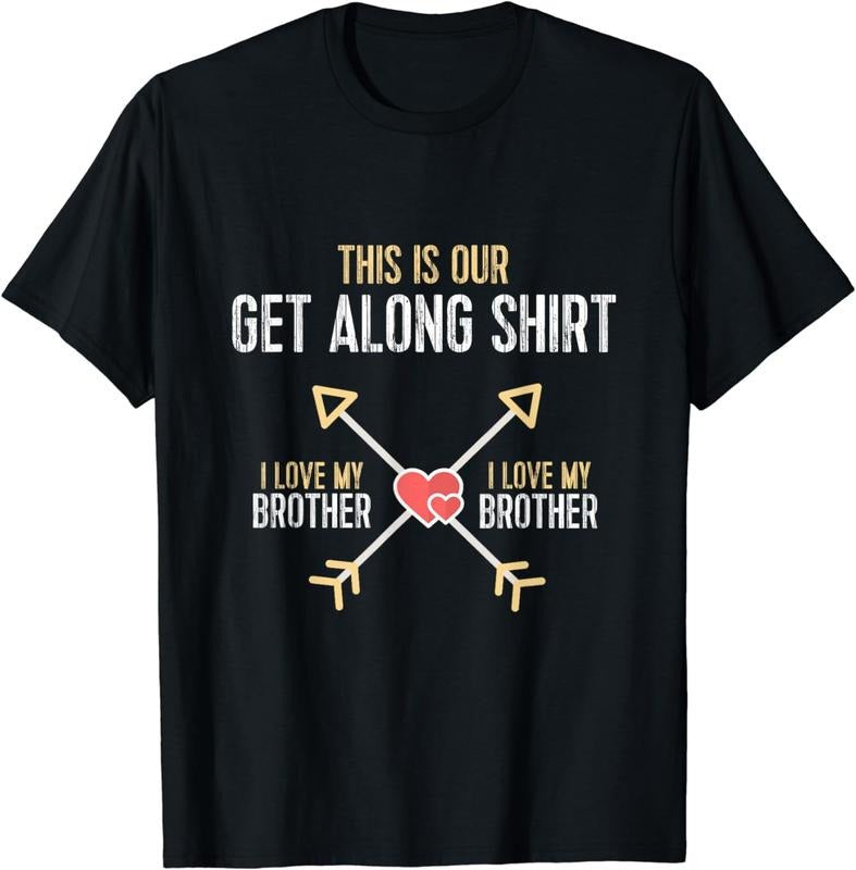 [100% Cotton]Sibling Fighting Getalong TShirt - Brother/Brother Tee Hoodie, Sweatshirt | HypeCrazeTee.com