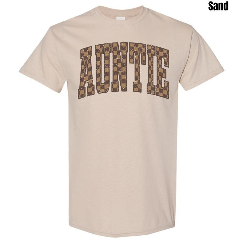 Brown Checker Auntie Gildan T-Shirt 'NLB' Hoodie, Sweatshirt | HypeCrazeTee.com