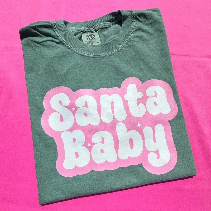 Bubble Santa Babe Comfort Colors T-Shirt 'NLB' Hoodie, Sweatshirt | HypeCrazeTee.com