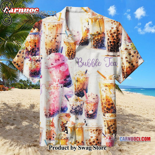 Bubble milktea Surfer Style Hawaiian Shirt