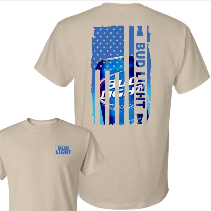 Bud Light Beer T-shirt, Unisex T-Shirt, Full Color T-Shirt, For Men, For Women Hoodie, Sweatshirt | HypeCrazeTee.com