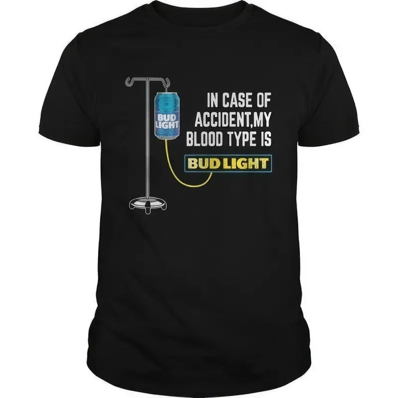 Bud.Light Beer Summer Classic  T-shirt in Cotton for Unisex Hoodie, Sweatshirt | HypeCrazeTee.com