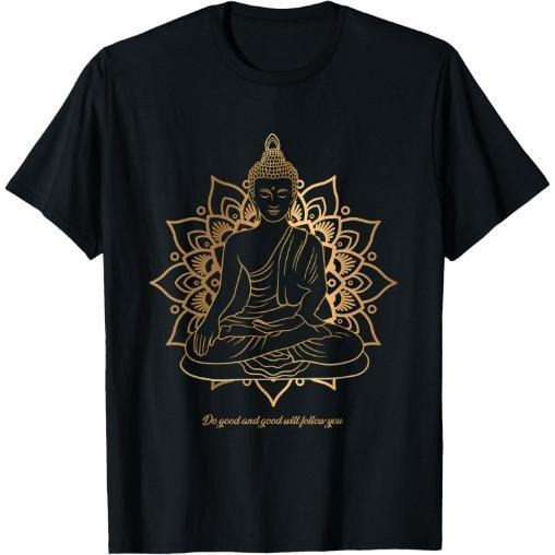 Buddha Mandala Buddhist Mindfulness Buddhism Spiritual T-Shirt Made in USA Hoodie, Sweatshirt | HypeCrazeTee.com
