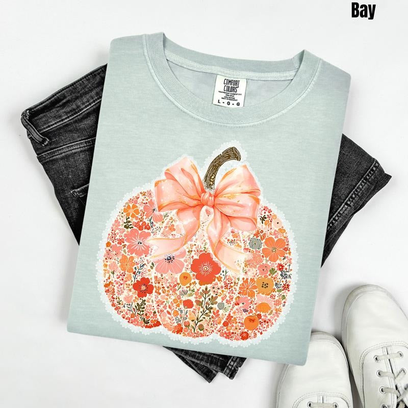 Buds & Blossoms Pumpkin Comfort Colors T-Shirt 'NLB' Hoodie, Sweatshirt | HypeCrazeTee.com