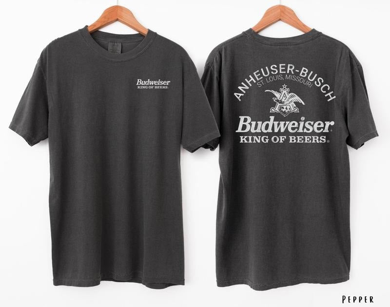 Budweiser T-Shirt Funny drinking shirt Whiskey Casual Top Hoodie, Sweatshirt | HypeCrazeTee.com