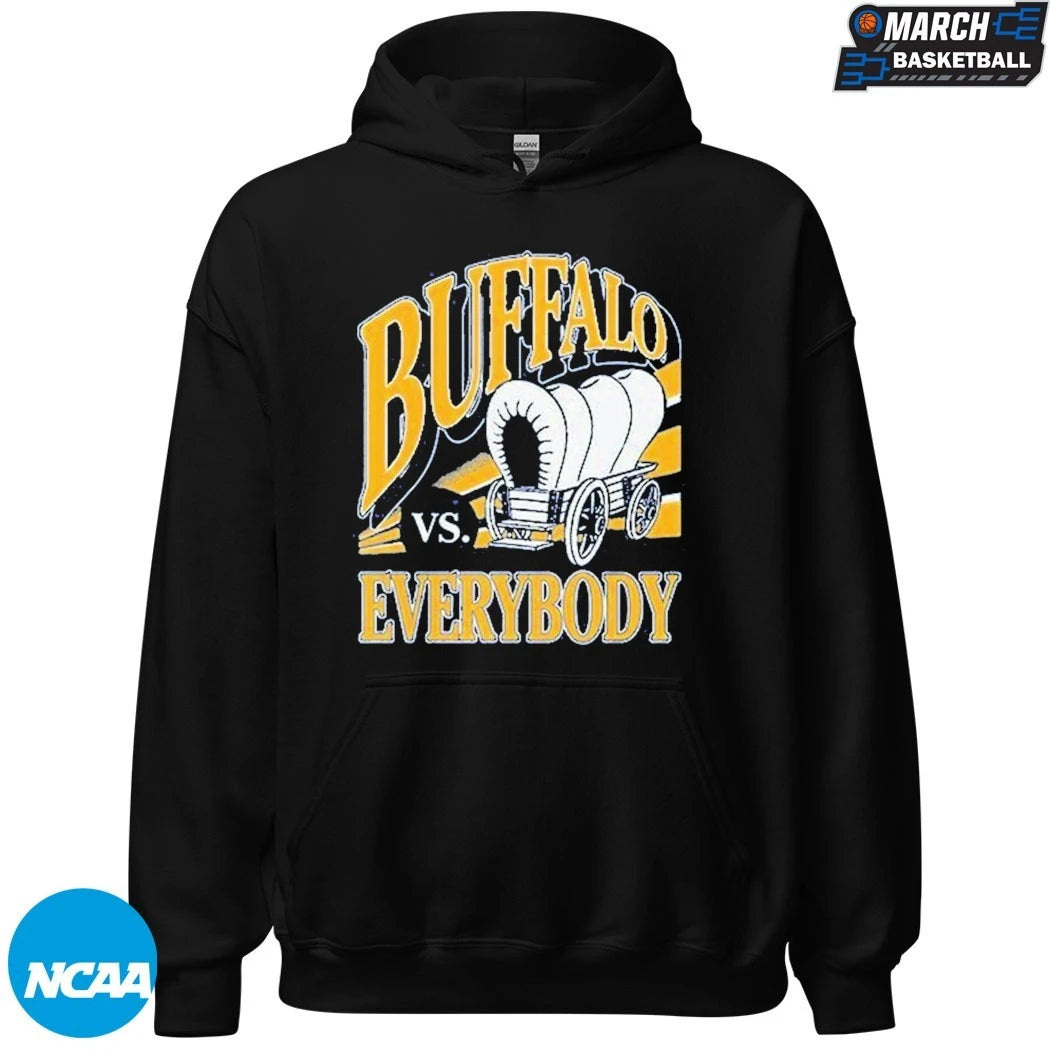 Buffalo Sabres Vs. Everybody Covered Wagon T-Shirts