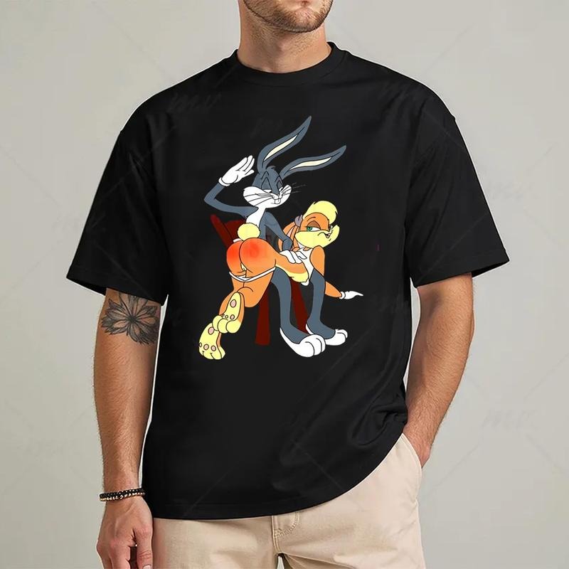 Bugs Bunny T-Shirt Unisex Graphic Tees Y2k Style Clothes Streetwear Hoodie, Sweatshirt | HypeCrazeTee.com