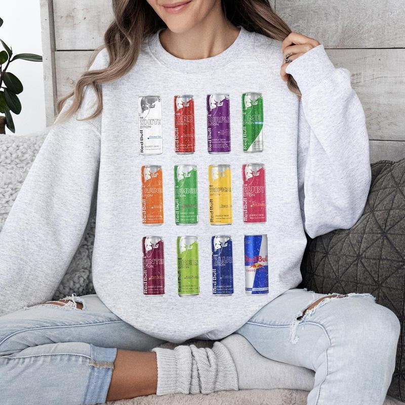 Bull Energy Drink, Photo Grid Sweatshirt, Trend T-Shirts, Hoodie | HypeCrazeTee.com