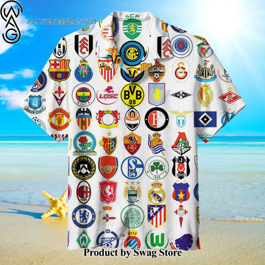 Bundesliga Bold Floral Hawaiian Shirt