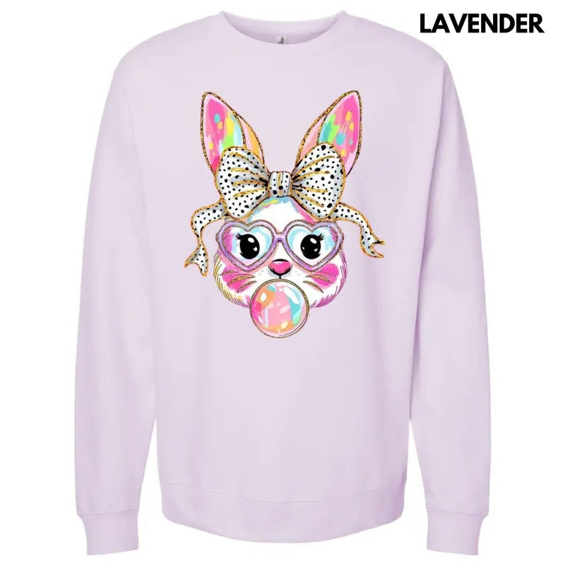 Bunny Coquette Brushstroke Sweatshirt T-Shirts, Hoodie | HypeCrazeTee.com