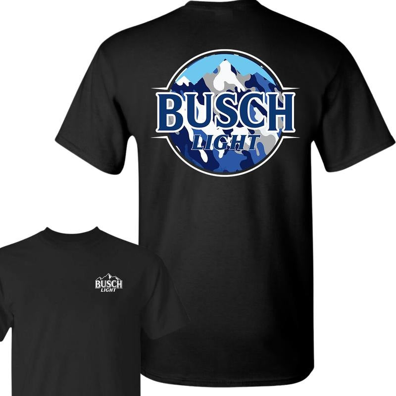 Busch Light Arctic Camo Logo T-shirt, Unisex T-shirt, Full Color, For Men, For Women Hoodie, Sweatshirt | HypeCrazeTee.com