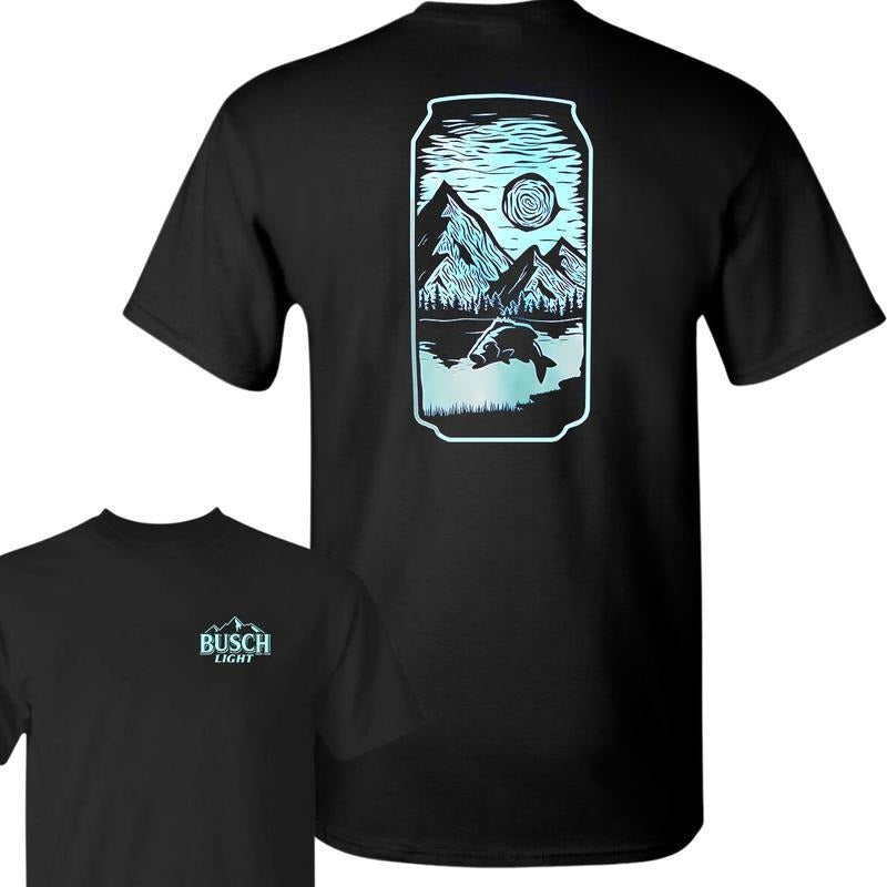Busch Light Fishing 2 sided T-shirt, Unisex T-shirt, For Men, For Women Hoodie, Sweatshirt | HypeCrazeTee.com