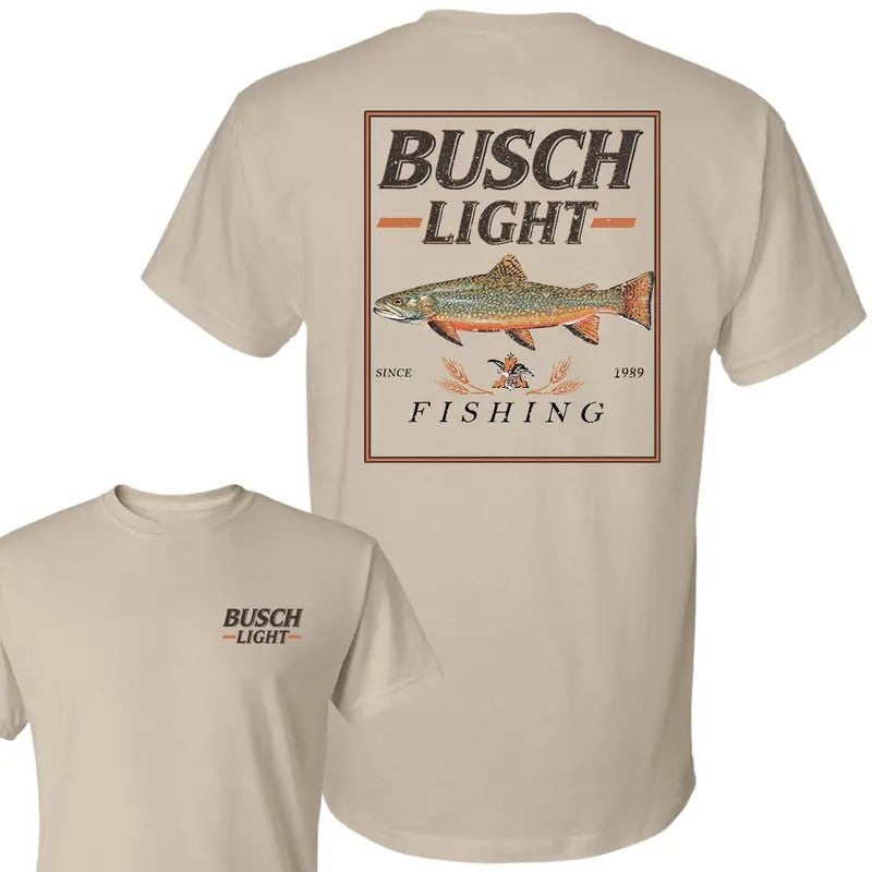 Busch Light Fishing Perch T-Shirt, Unisex T-Shirt, Full Color T-Shirt, For Men, For Women Hoodie, Sweatshirt