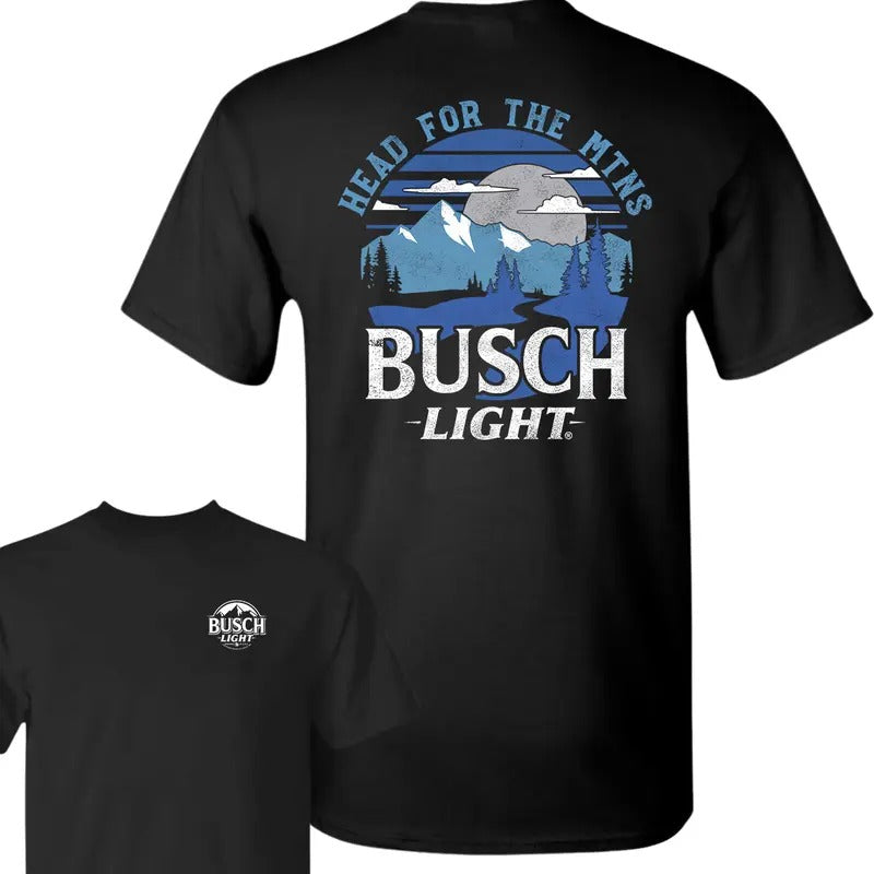 Busch Light Head For The Mtns T-Shirt, Summer T-Shirt, Unisex T-Shirt, For Men, For Women Hoodie, Sweatshirt