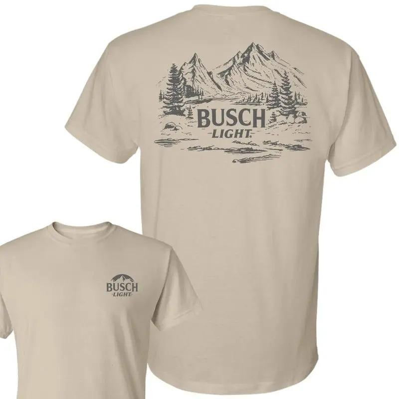Busch Light Iconic 2 Sides Casual Y2k Back Schoo Top Menswear T-Shirts, Hoodie, Sweatshirt