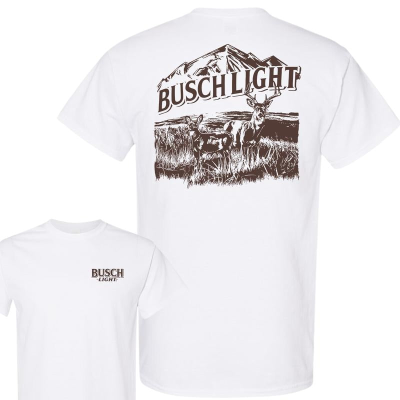 Busch Light Wildlife Deer 2-Sided T-Shirt, Summer T-Shirt, Unisex T-Shirt, For Men, For Women Hoodie, Sweatshirt