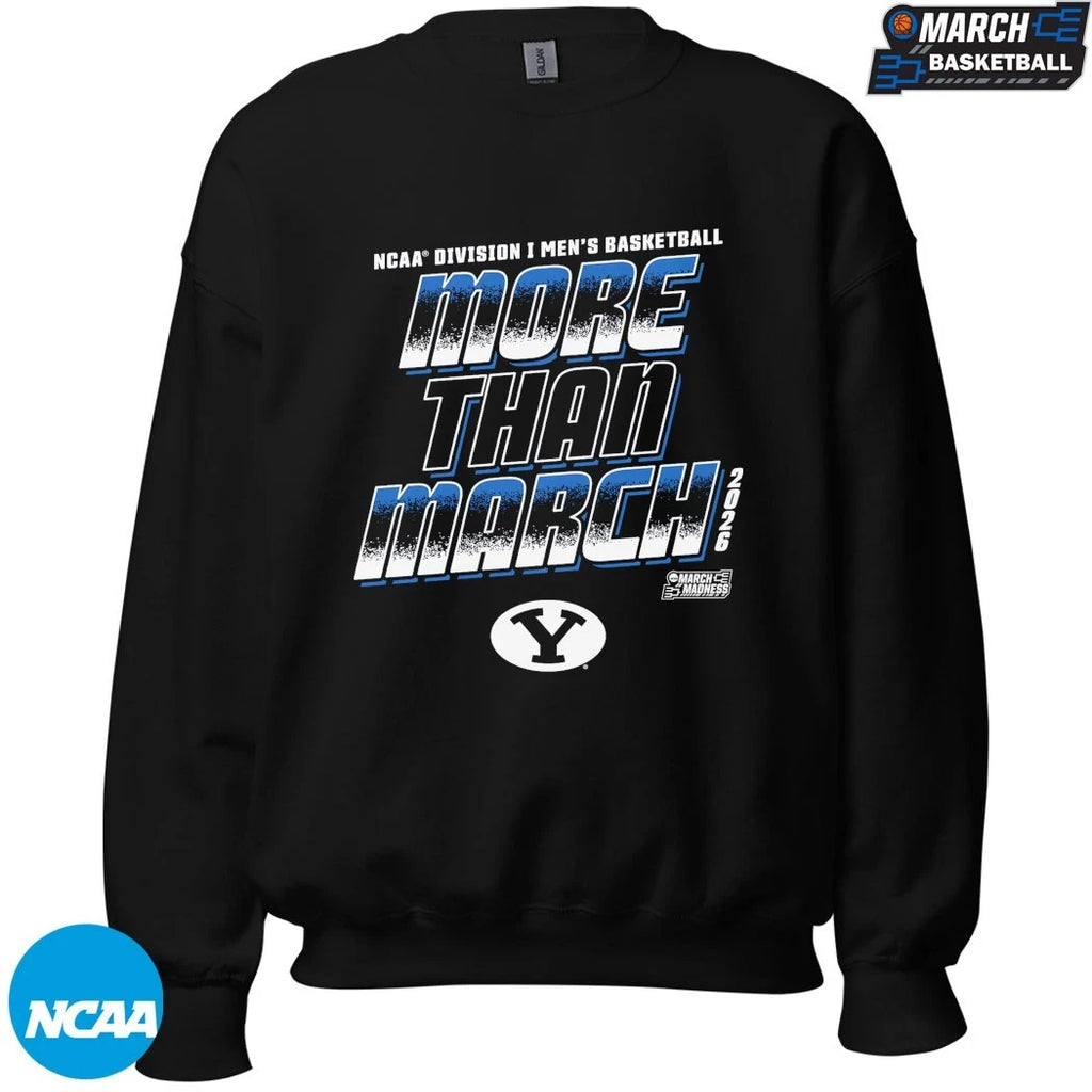 Byu Cougars More Than March NCAA Men’s Basketball March Madness 2026 T-shirts