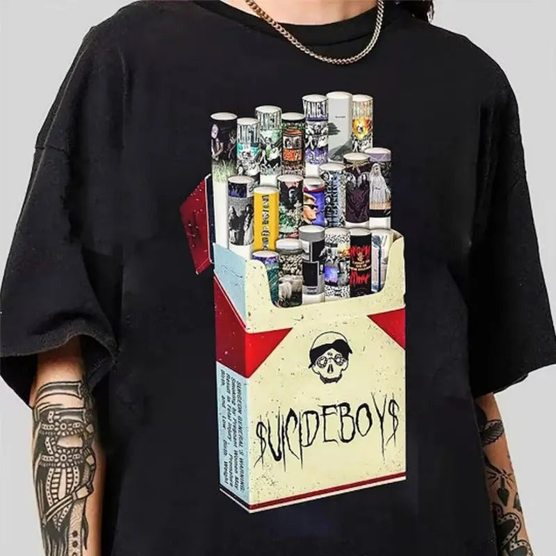 C.ig.are.tte Album T-Shirt, T-Shirt, Band tees, $uicideboy T-Shirt, Vintage Retro Boyband T-Shirt Uicideboys T-Shirt...