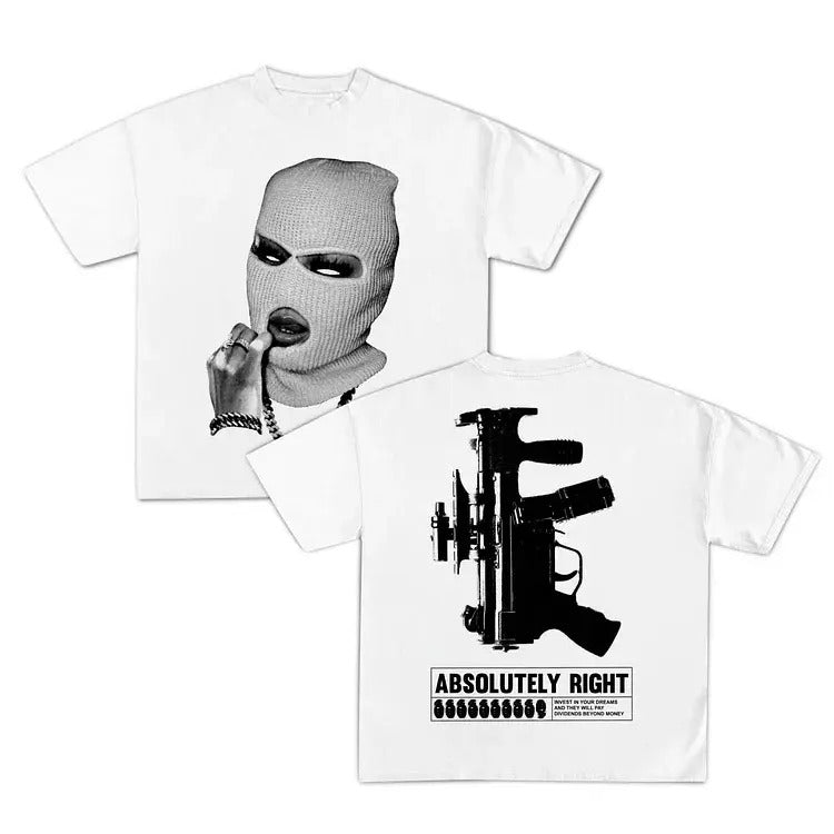 CASUAL ABSOLUTELY RIGHT GRAPHICS T-SHIRT STREETWEAR - S to 4XL Hoodie, Sweatshirt | HypeCrazeTee.com