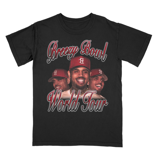 Chris Brown Breezy Bowl XX Graphic Tee – Limited Edition Concert Merch T-Shirt, Vintage R&B Streetwear, Unisex Fan Apparel