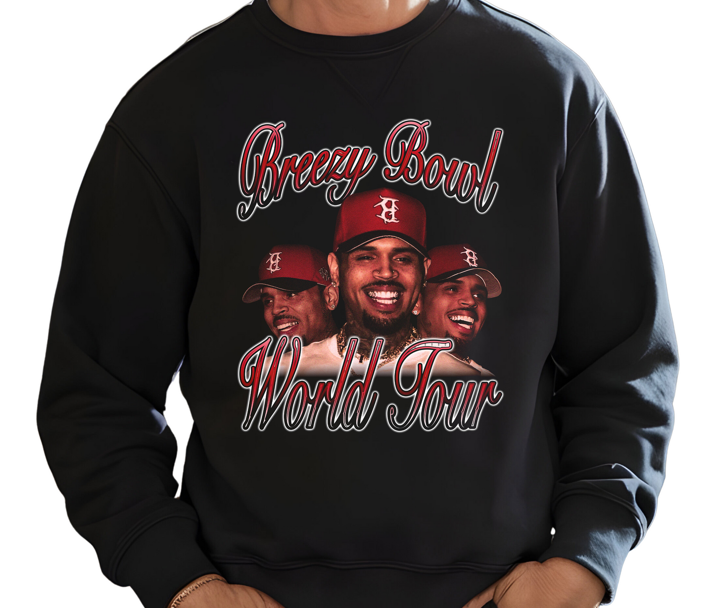Chris Brown Breezy Bowl XX Sweatshirt – Limited Edition Concert Hoodie, Vintage R&B Streetwear, Unisex Fan Pullover