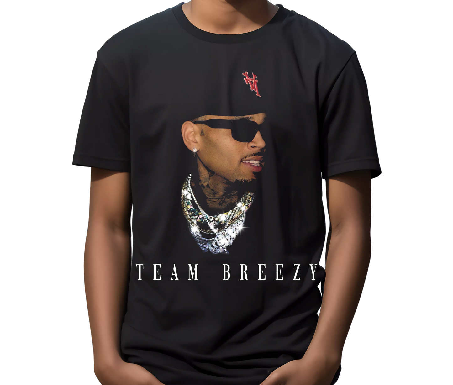 Team Breezy Chris Brown T-Shirt - Graphic Tee, R&B Fan Club Merch, Unisex Cotton Shirt, Music Lover Gift