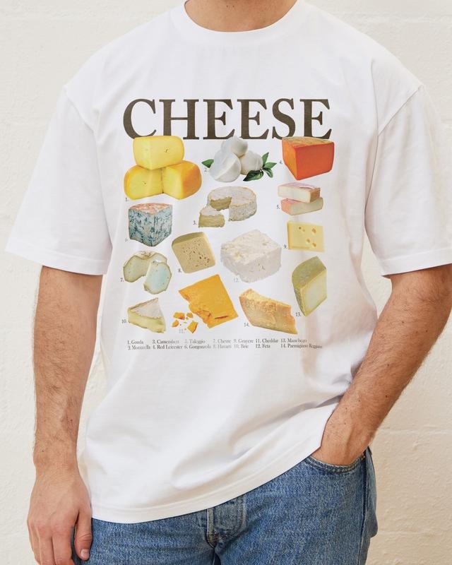 CHEESE HOMAGE T-SHIRT, Men Summer Fashion Cotton, Cotton Menswear, S to 3XL Soft Top Hoodie, Sweatshirt | HypeCrazeTee.com