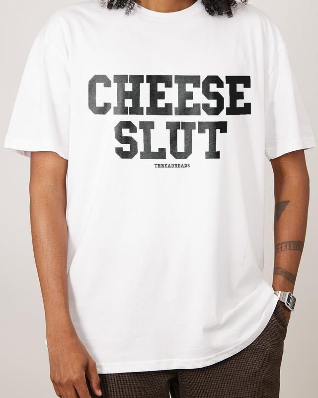 CHEESE SLUT T-SHIRT, Men Summer Fashion Cotton, Cotton Menswear, S to 3XL Hoodie, Sweatshirt | HypeCrazeTee.com