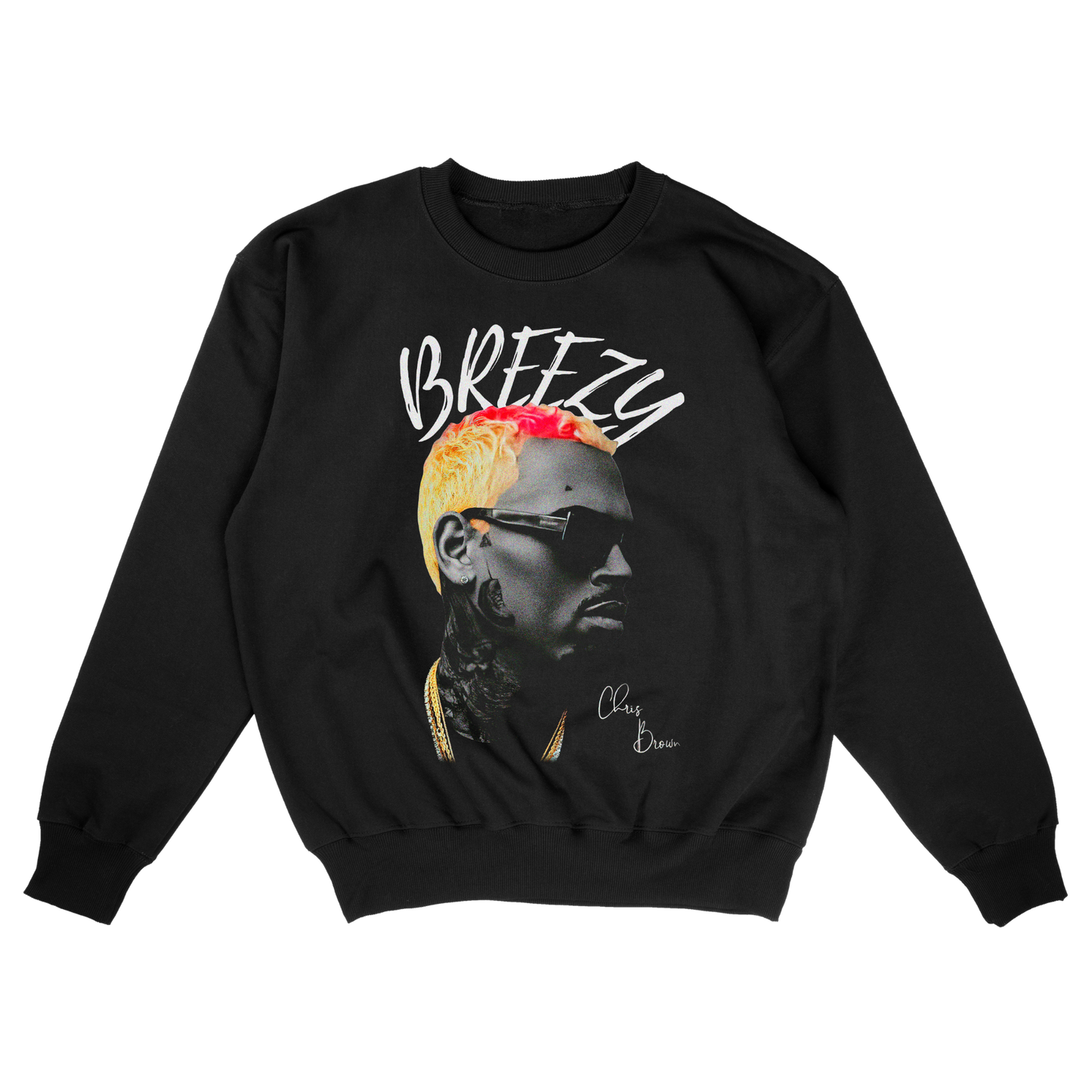 Chris Brown Vintage Streetwear Sweatshirt – Retro Concert Merch Sweater, Unisex Fan Gift