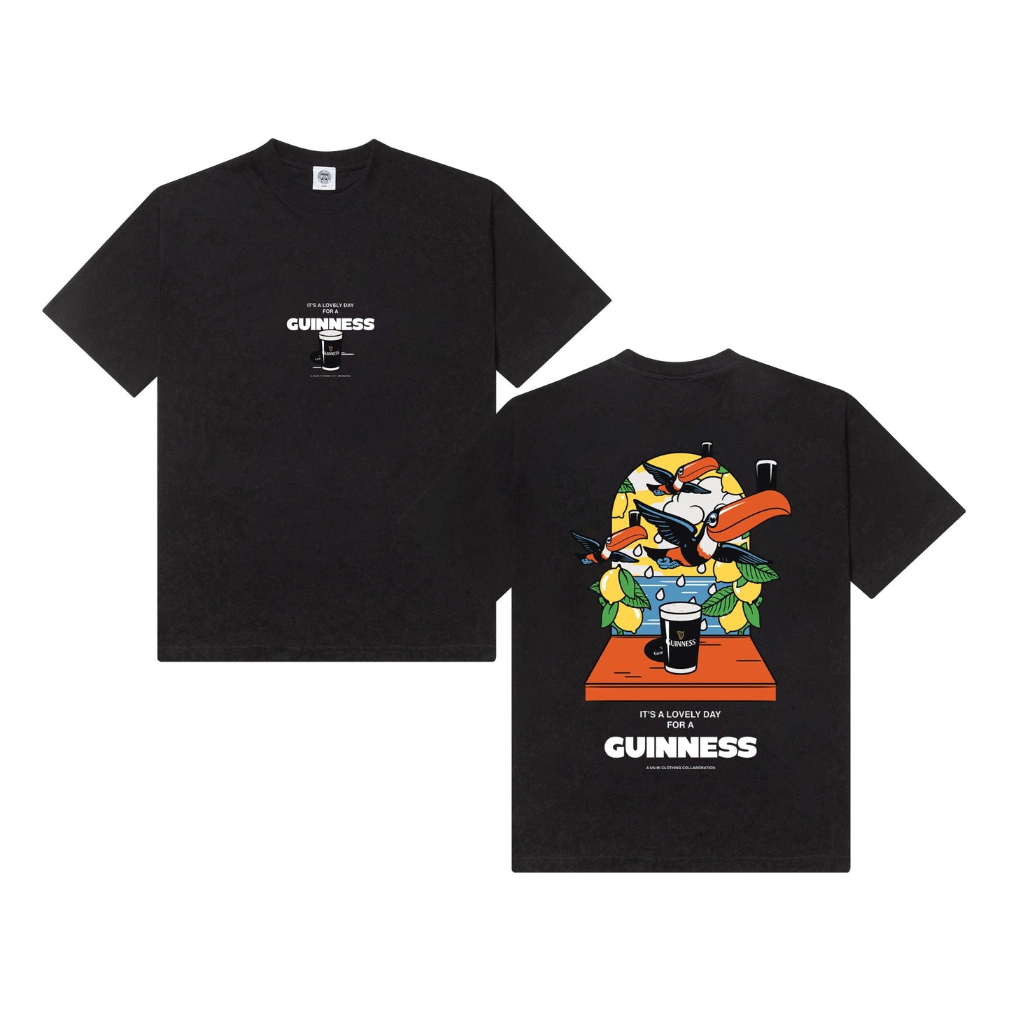 Guinness x UN:IK 'Lovely Drops' Tee - Black