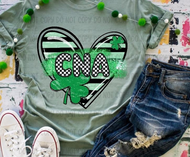 CNA Clover Heart DTF Transfers - THIS IS NOT A SHIRT Hoodie, Sweatshirt | HypeCrazeTee.com